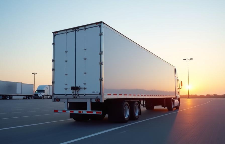A pristine 53ft reefer trailer from NCS Trucking fleet